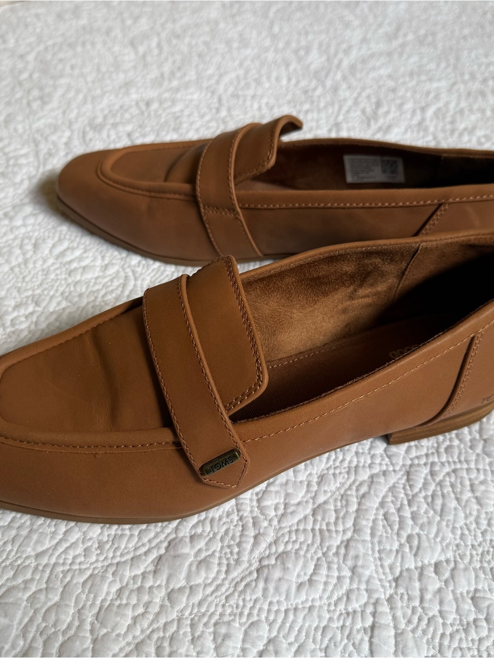 Toms Women's Tan Penny Loafers